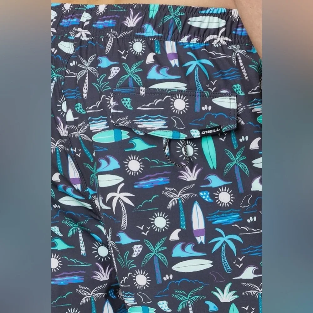 NWT O’Neill Men’s Smash Up Volley Boardshorts